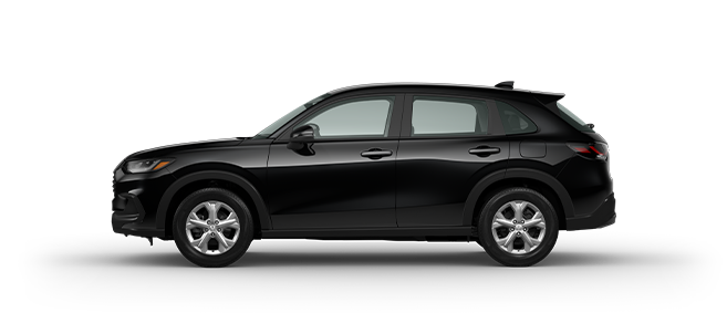 2027 Honda HR-V LX in Crystal Black Pearl side view