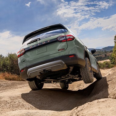 2026 Honda Pilot TrailSport shown in Ash Green Metallic