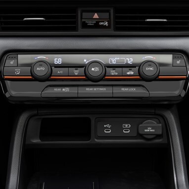 2026 Honda Pilot Elite shown with Black Leather and the climate control system