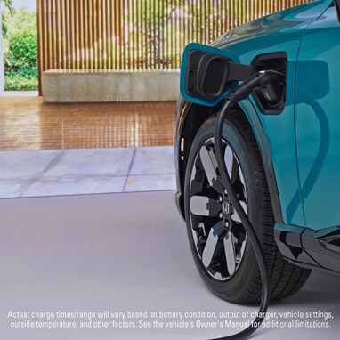 2026 Honda Prologue Elite in North Shore Pearl, video walkthrough highlighting a variety of charging solutions available.