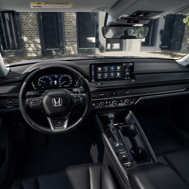 2026 Honda Accord Black interior cabin.
