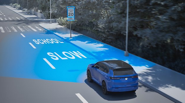 Honda Sensing featuring the Traffic Sign Recognition System